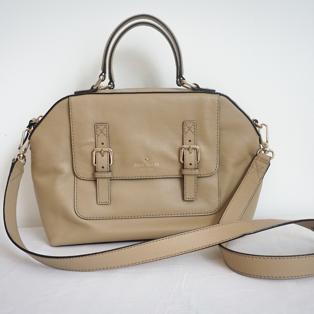 Kate Spade Taupe Top Handle Satchel